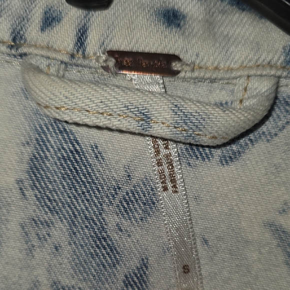 Free People Blue Tie-Dye Jean Jacket - Picture 4 of 10